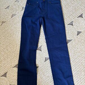 Lands End Pants Girls Size 12 Blue Navy School Uniform New